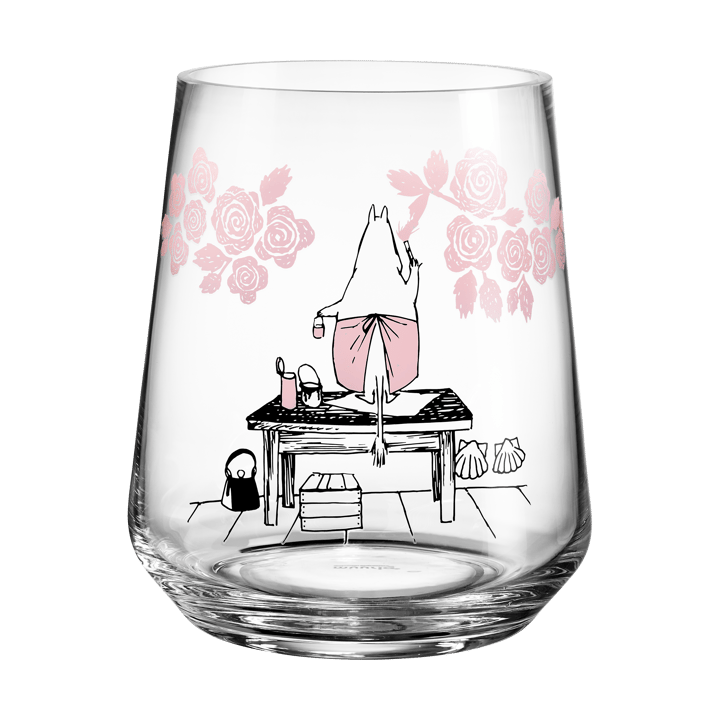 Moomin originals kynttilälyhty/maljakko 17,5 cm - Roses - Muurla