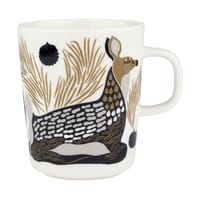 White grey mug