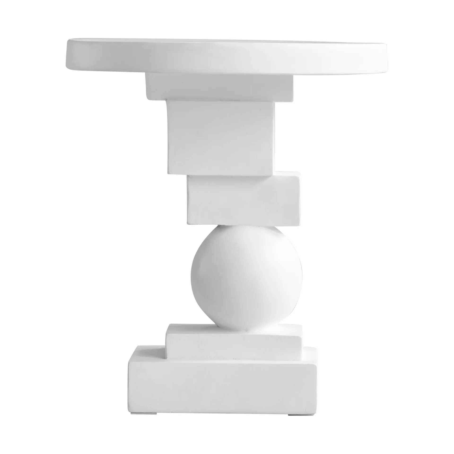 Artist sivupöytä Ø44x50 cm, Bone white 101 Copenhagen