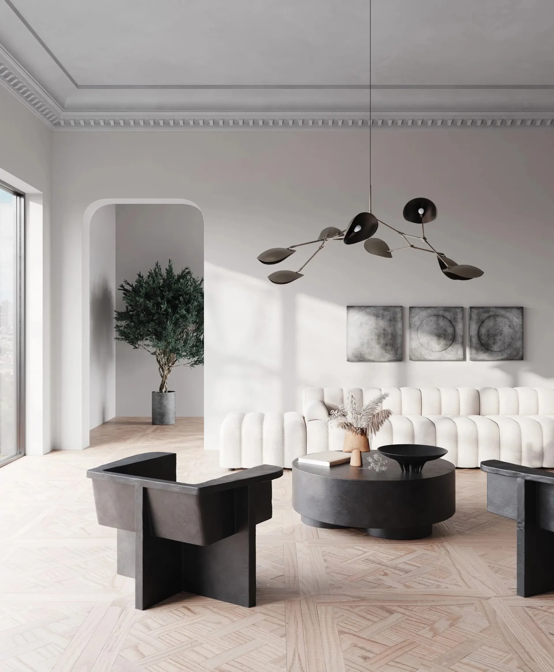 Big Foot sohvapöytä big Ø 110 cm, Coffee 101 Copenhagen