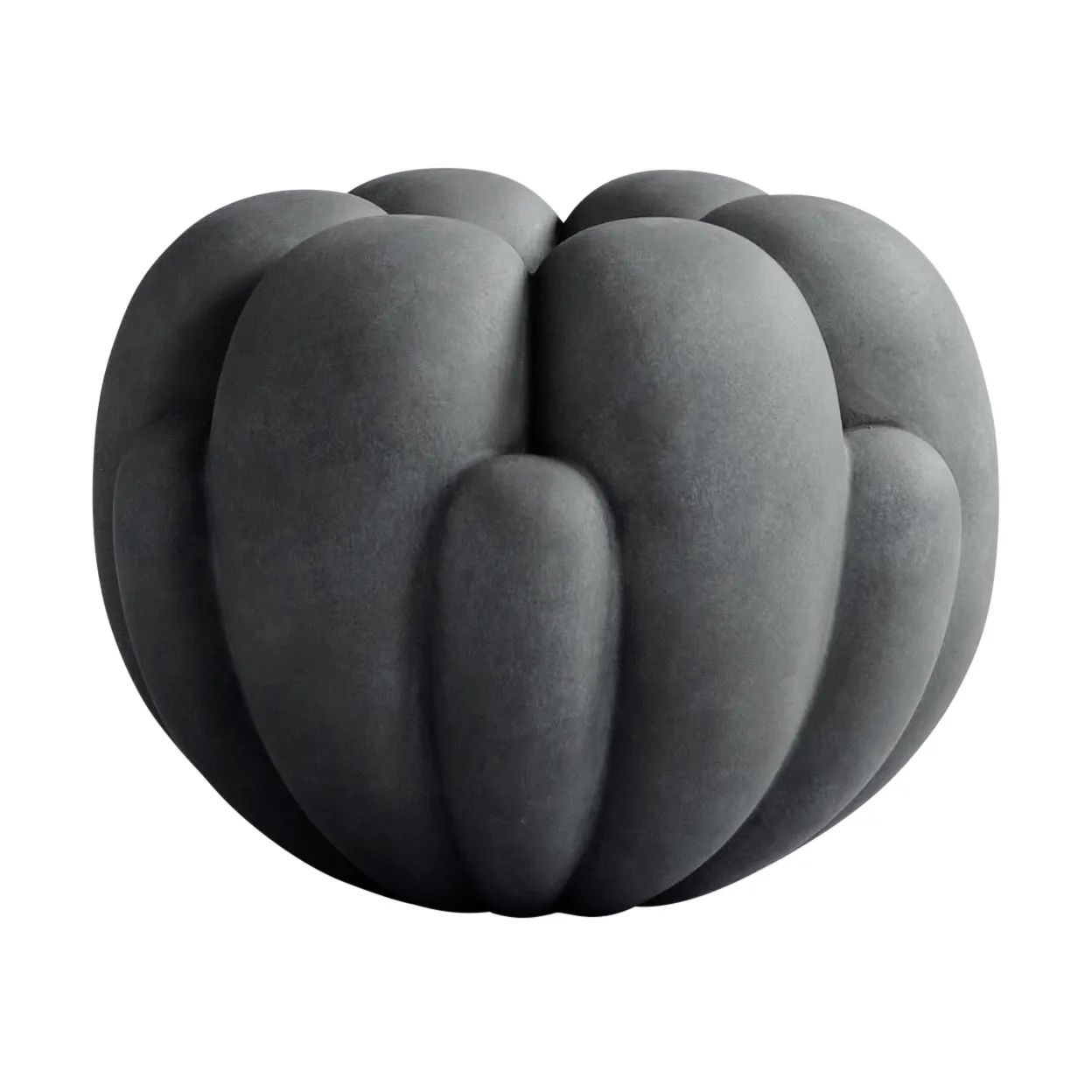 Bloom maljakko petit 22,5x24 cm, Dark grey 101 Copenhagen