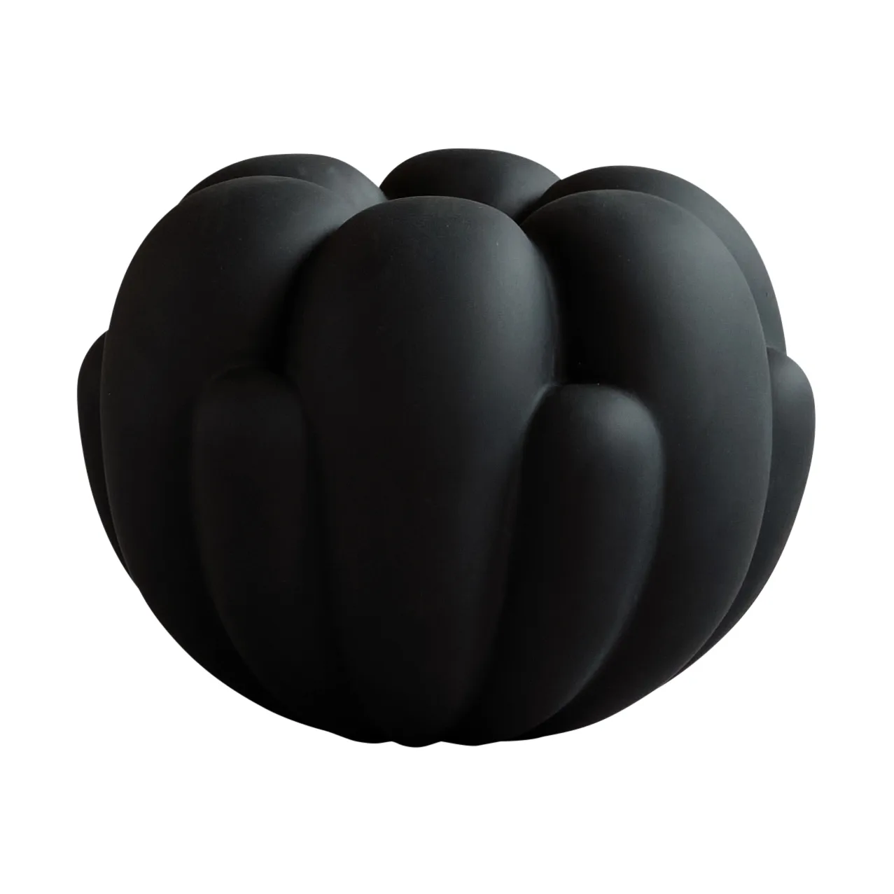 Bloom maljakko petit 22,5x24 cm, Musta 101 Copenhagen