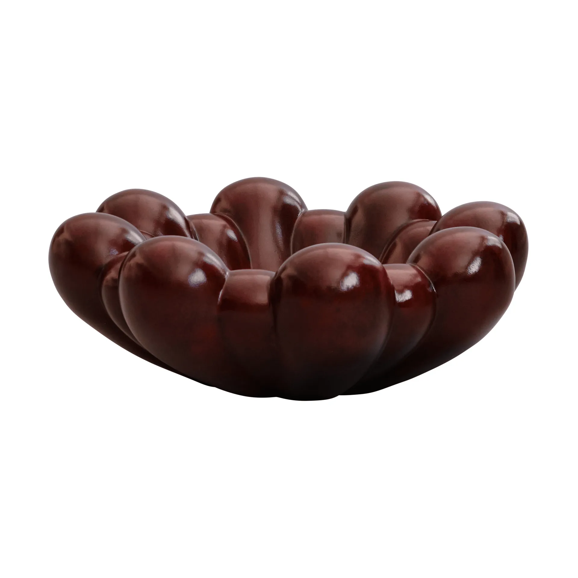Bloom tray kulho suuri, kastanjanruskea 101 Copenhagen