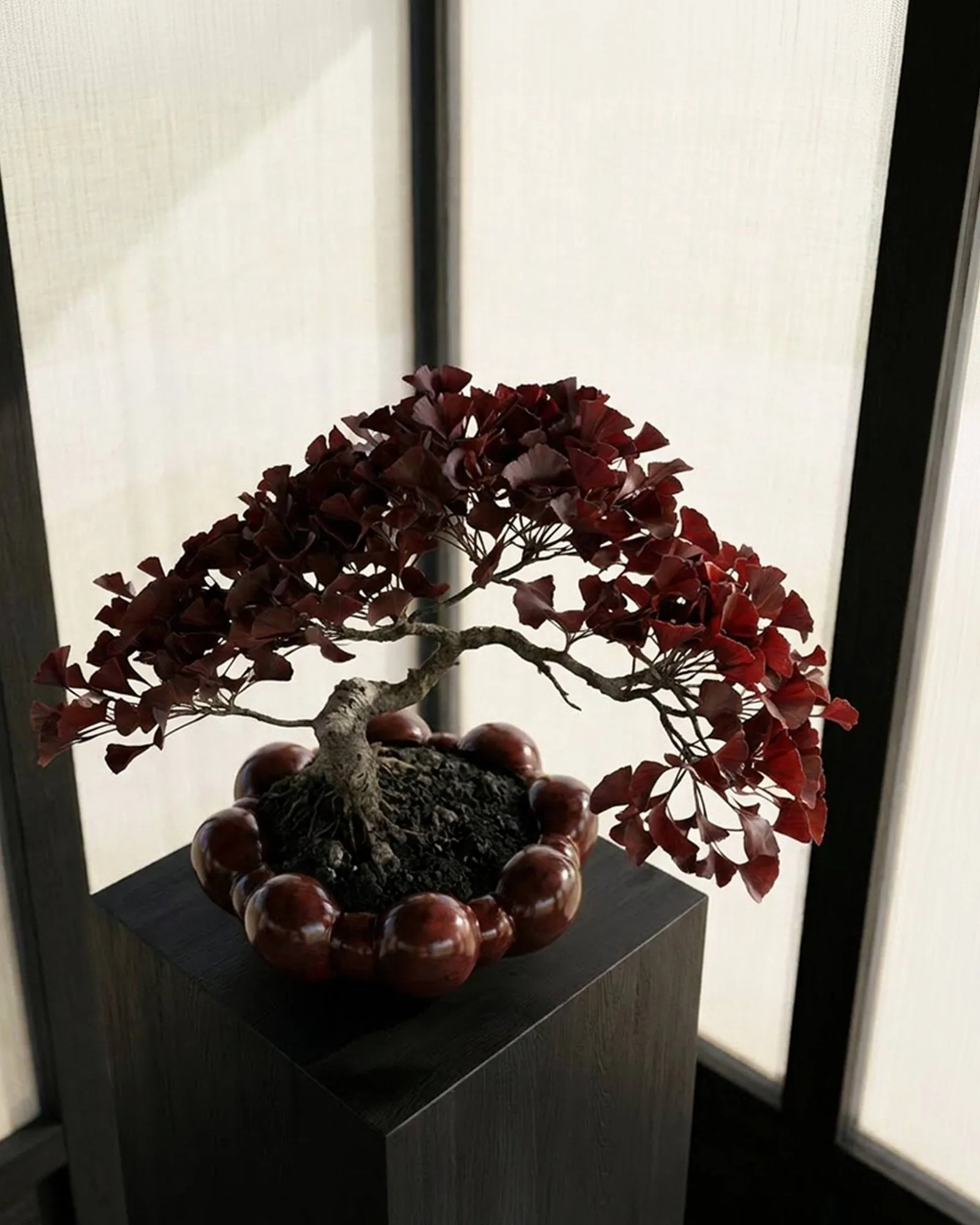Bloom tray kulho suuri, kastanjanruskea 101 Copenhagen