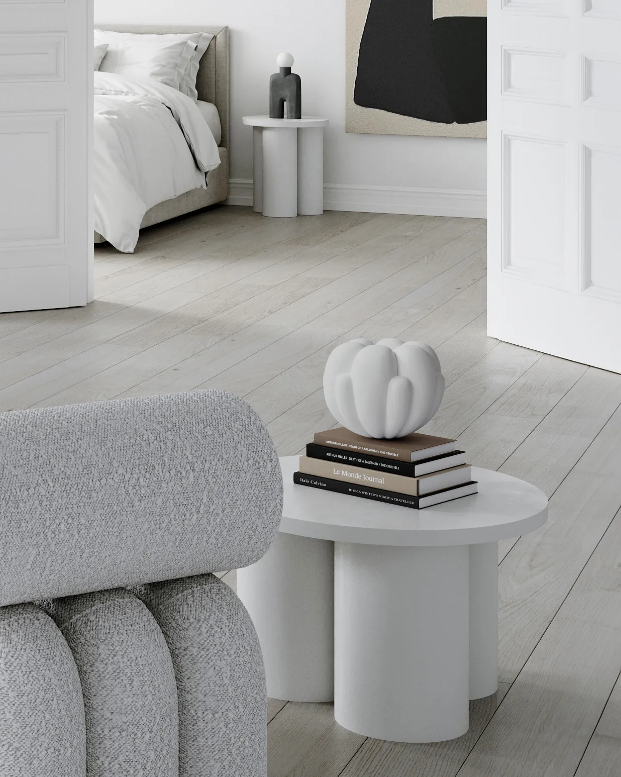 Bloom vaasi petit 22,5x24 cm, Bone white 101 Copenhagen