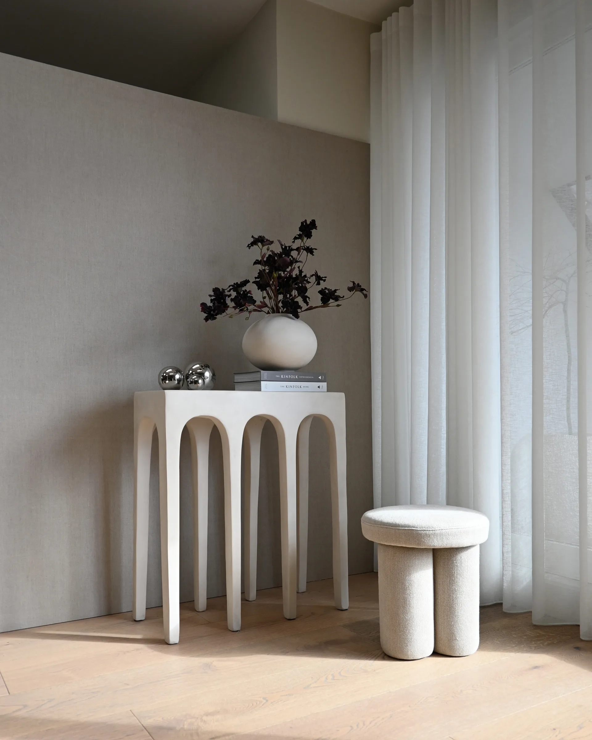 Bow Console -pöytä 70,5 x 80 cm, Birch 101 Copenhagen