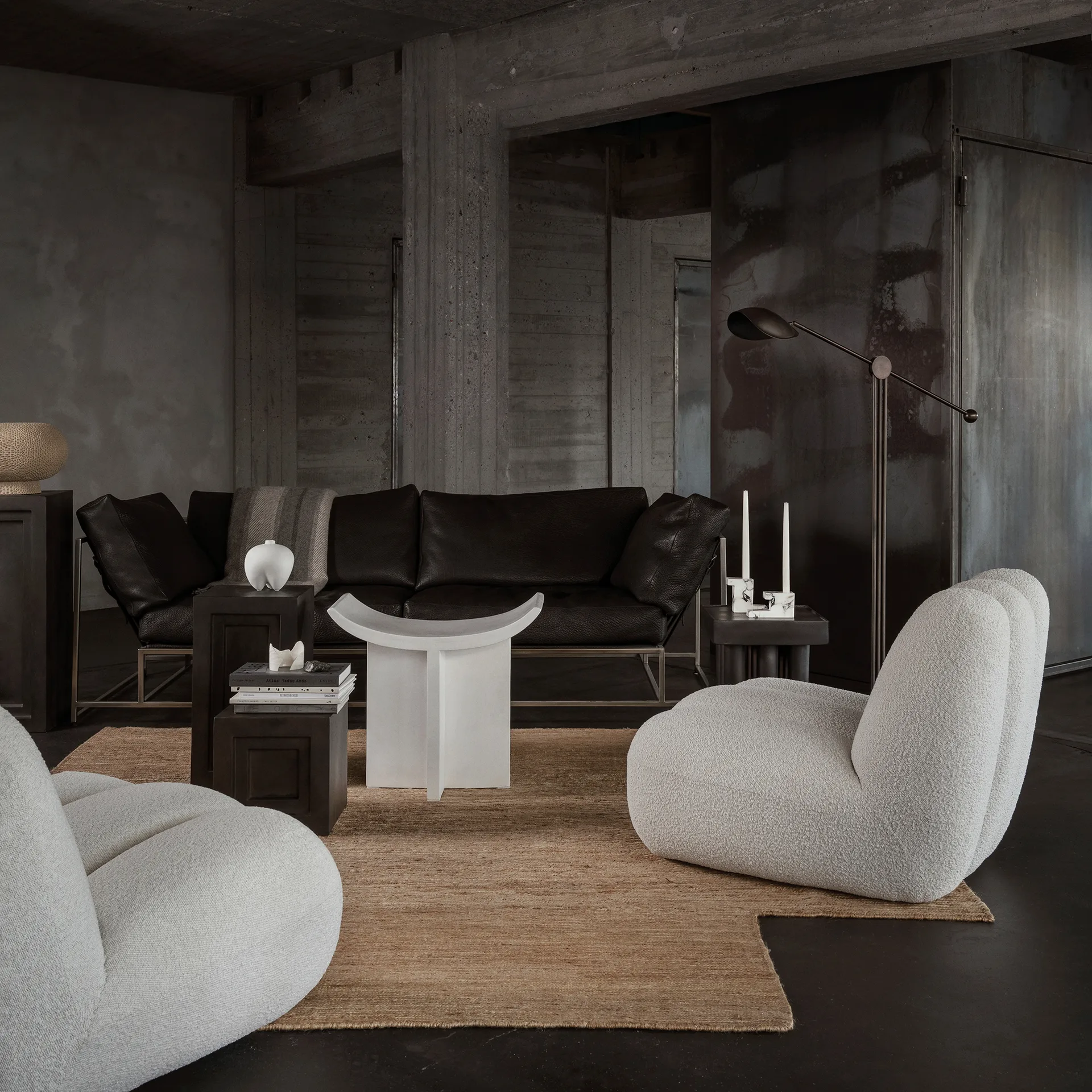 Brutus jakkara 50 x 60 cm, Bone White 101 Copenhagen