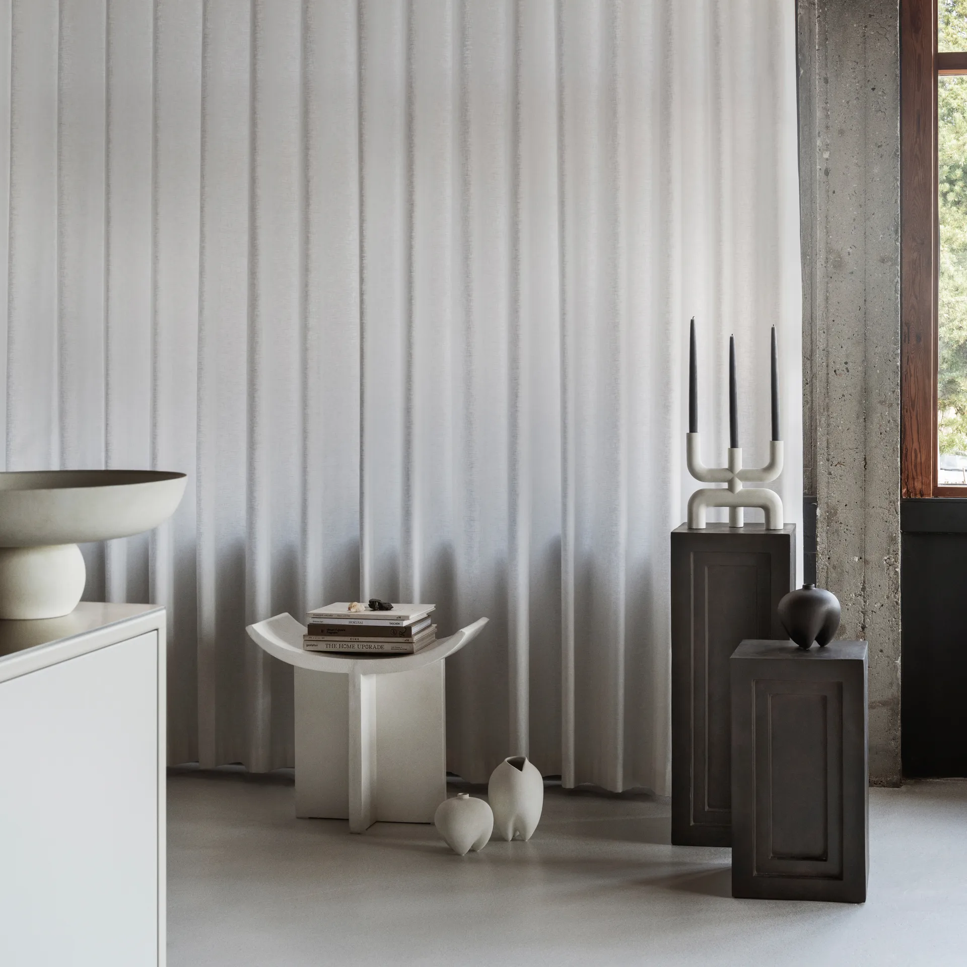 Brutus jakkara 50 x 60 cm, Bone White 101 Copenhagen