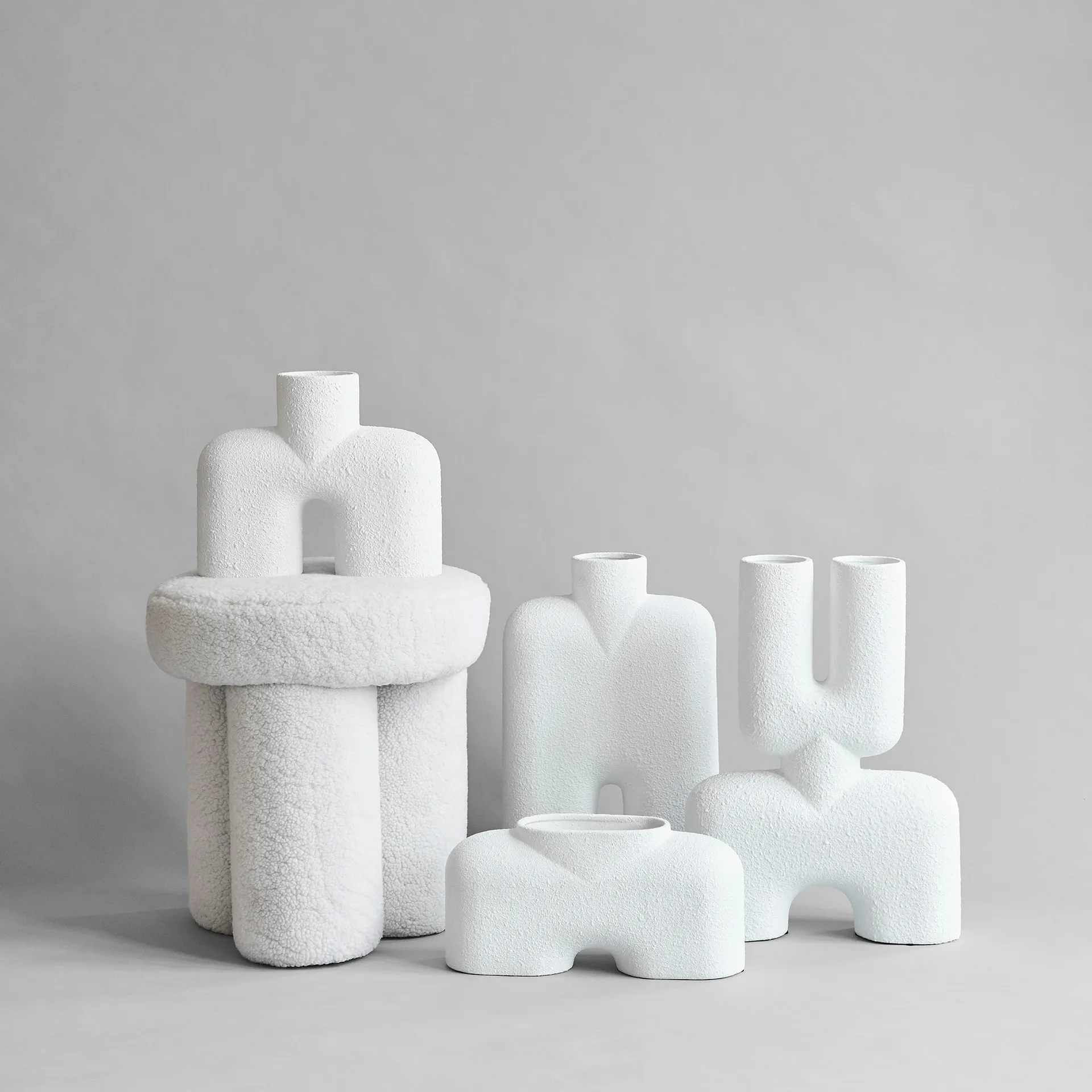 Cobra Double Medio -maljakko 34 x 47 cm, Bubble White 101 Copenhagen