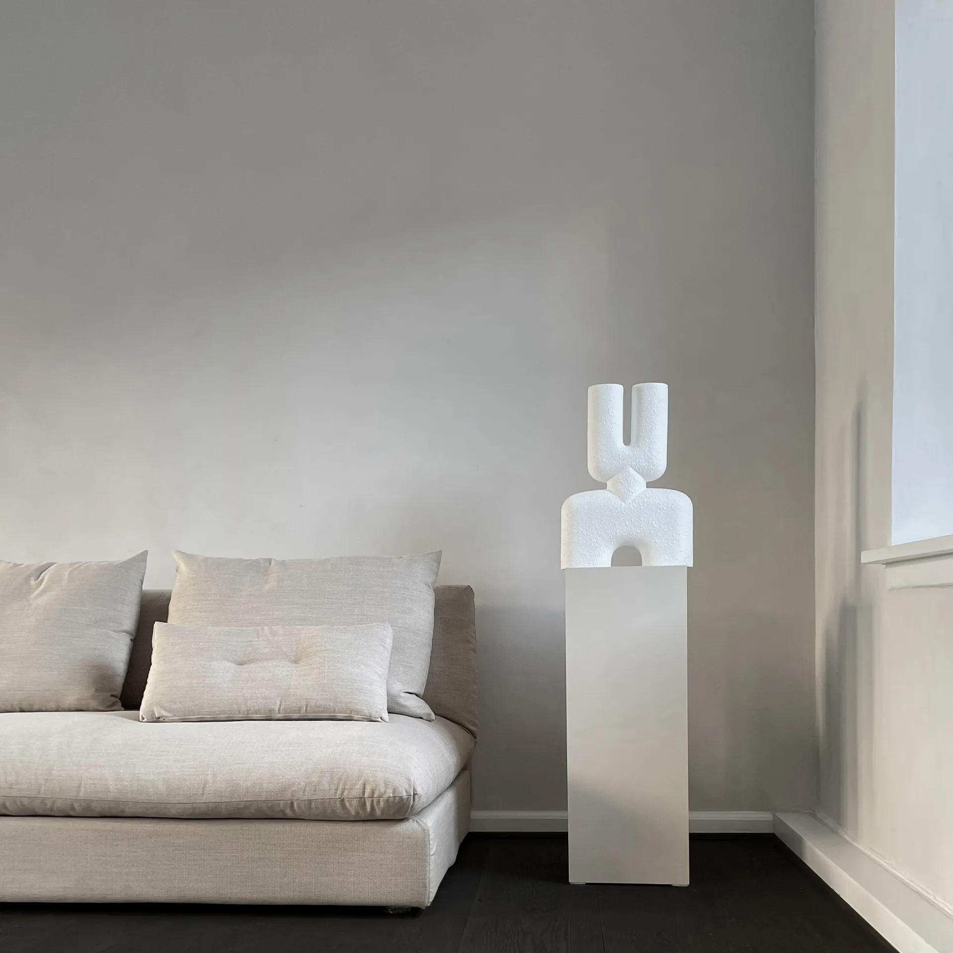 Cobra Double Medio -maljakko 34 x 47 cm, Bubble White 101 Copenhagen