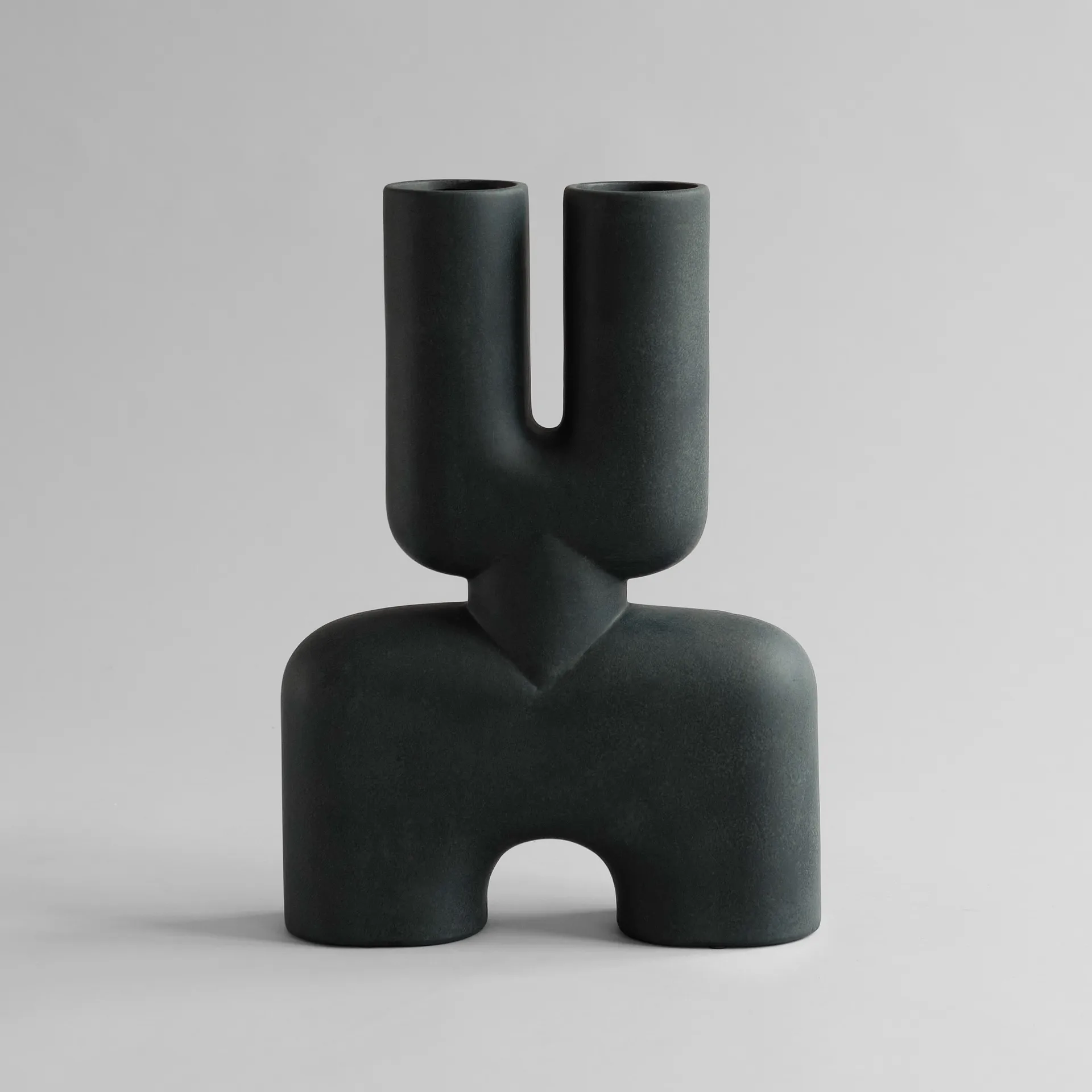 Cobra Double Medio -maljakko 34 x 47 cm, Musta 101 Copenhagen