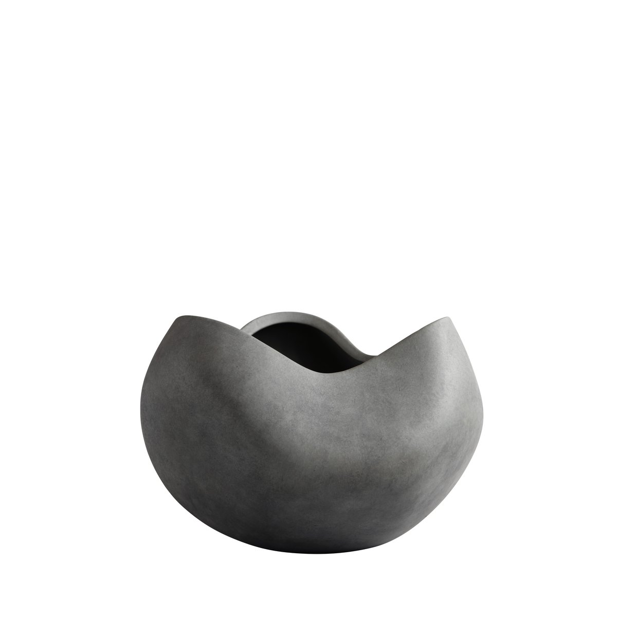 101 Copenhagen Curve Big kulho 28,5 cm Dark grey | Skandinaavinen Sisustus | Koristekulhot | Harmaa
