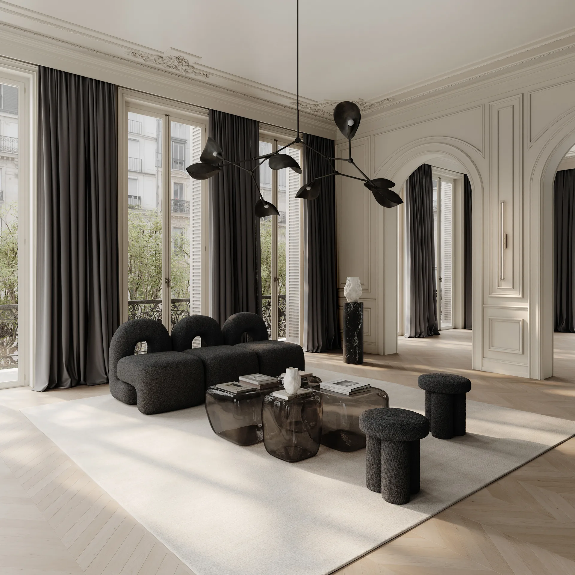 Daiku lepotuoli, Deep taupe 101 Copenhagen