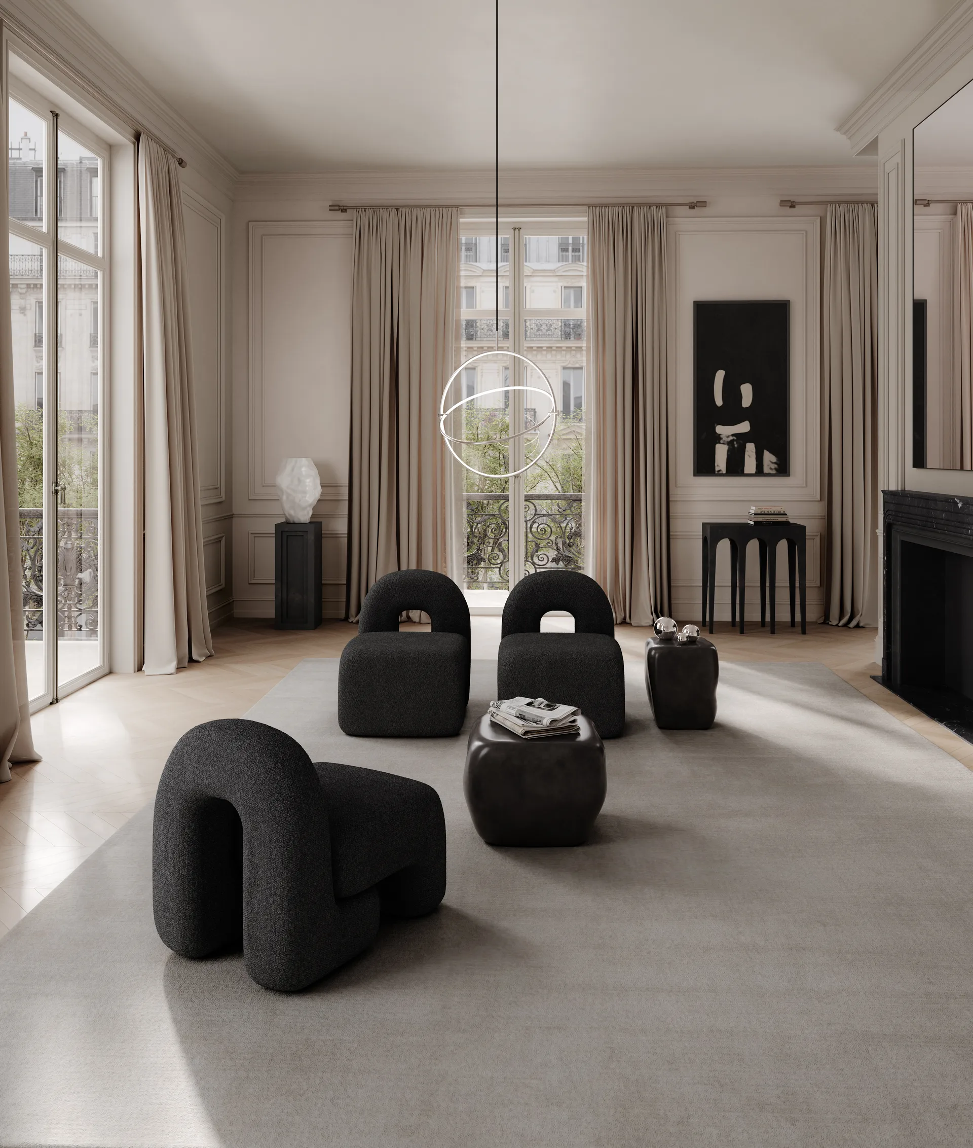 Daiku lepotuoli, Deep taupe 101 Copenhagen