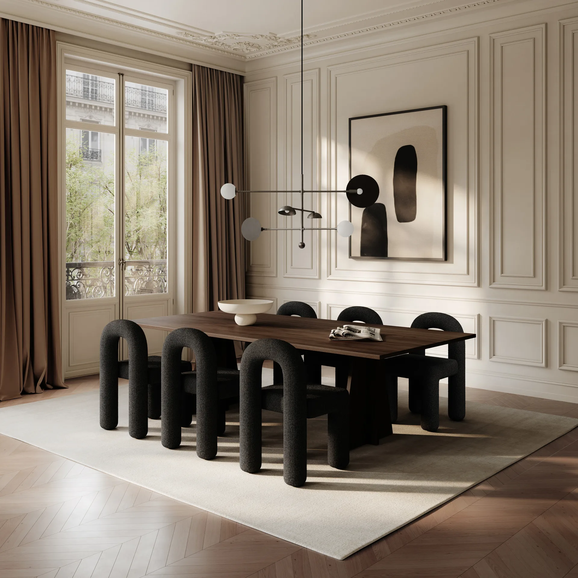 Daiku ruokatuoli, Deep taupe 101 Copenhagen