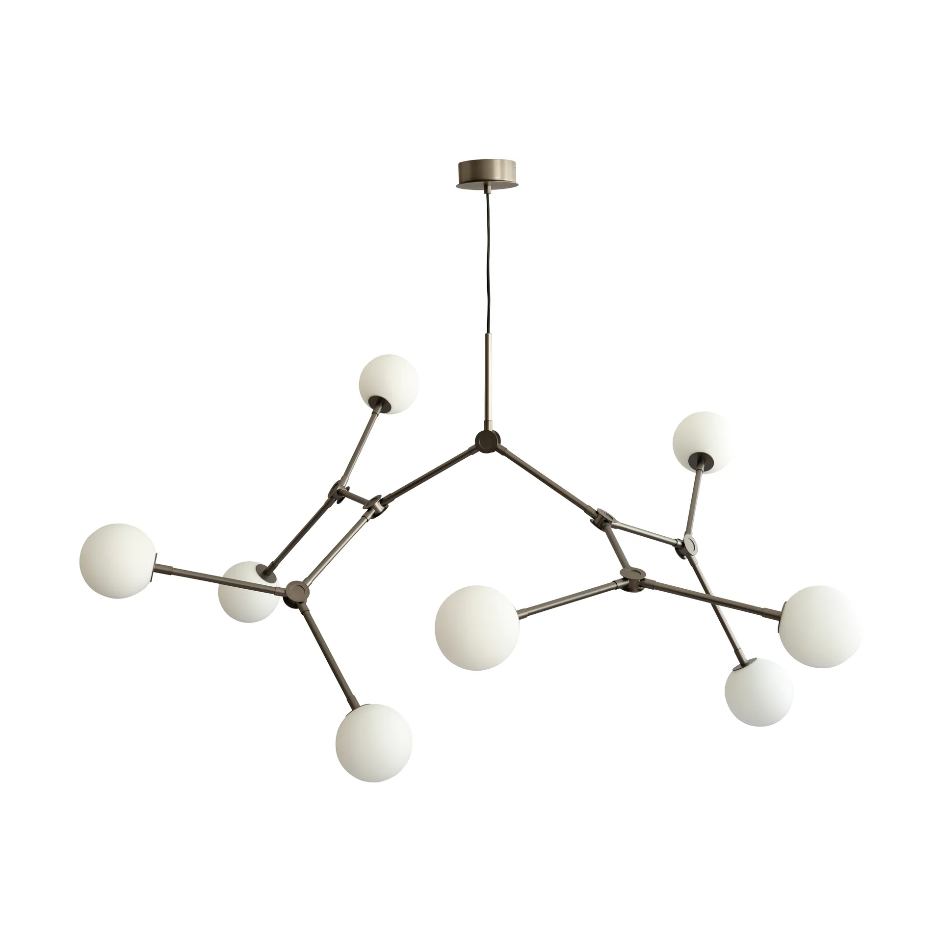Drop Chandelier Bulp kattokruunu grande, Grey 101 Copenhagen