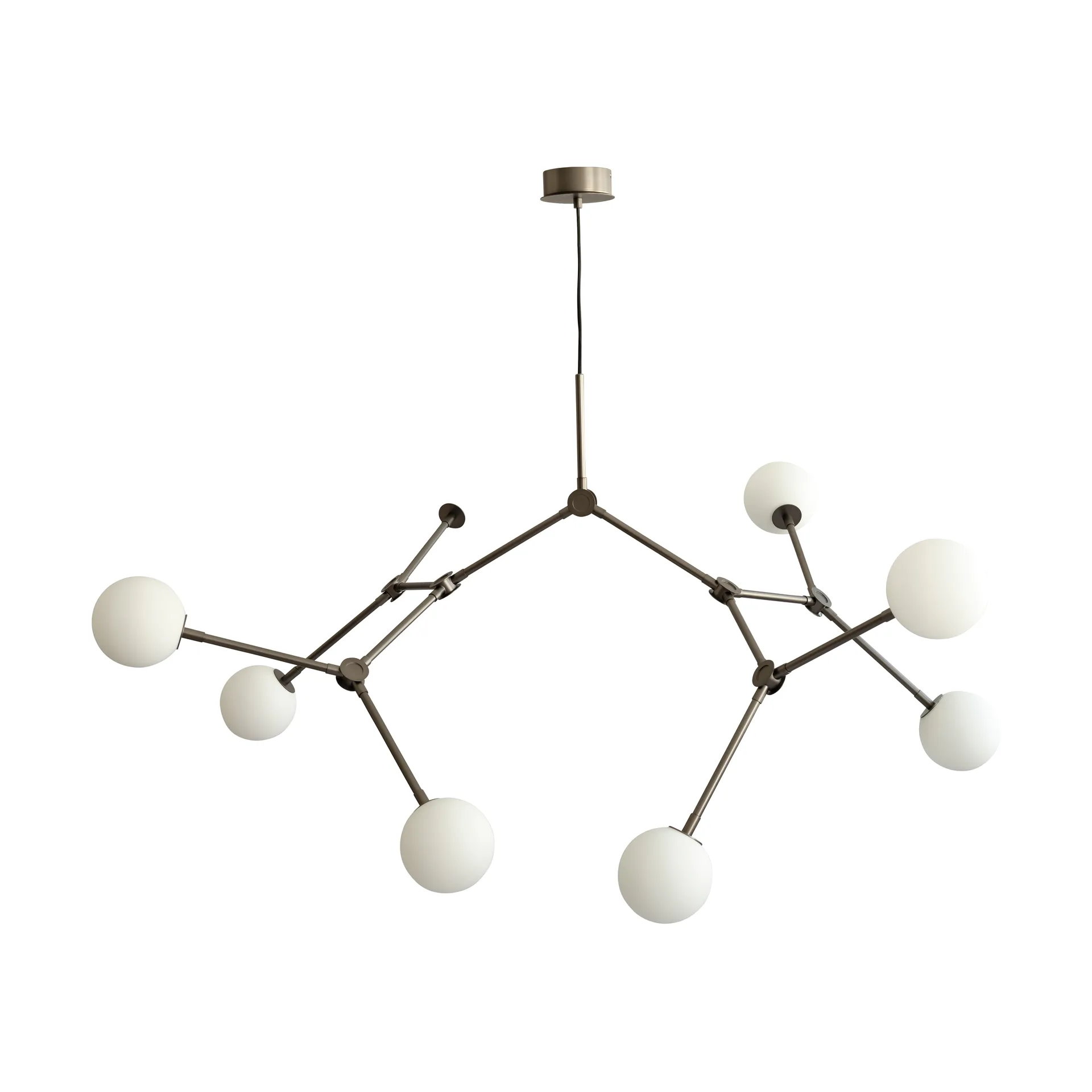 Drop Chandelier Bulp kattokruunu grande, Grey 101 Copenhagen