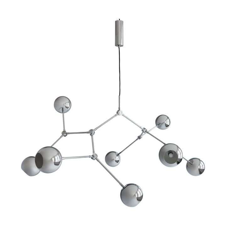 Drop Chandelier Globe kattokruunu - Chrome - 101 Copenhagen
