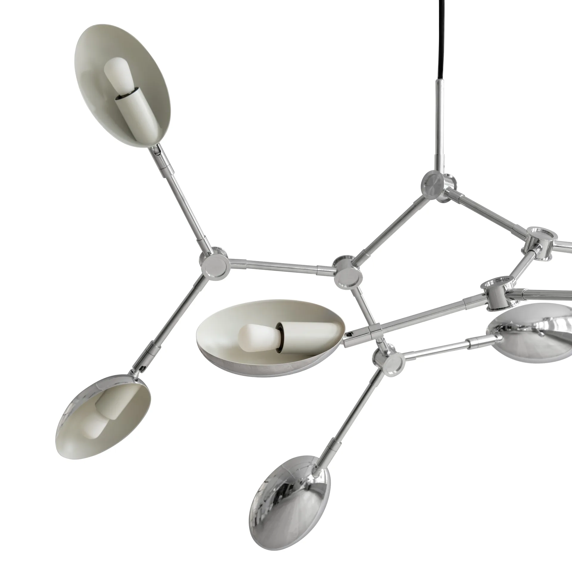 Drop Chandelier -kattokruunu mini, Krom 101 Copenhagen