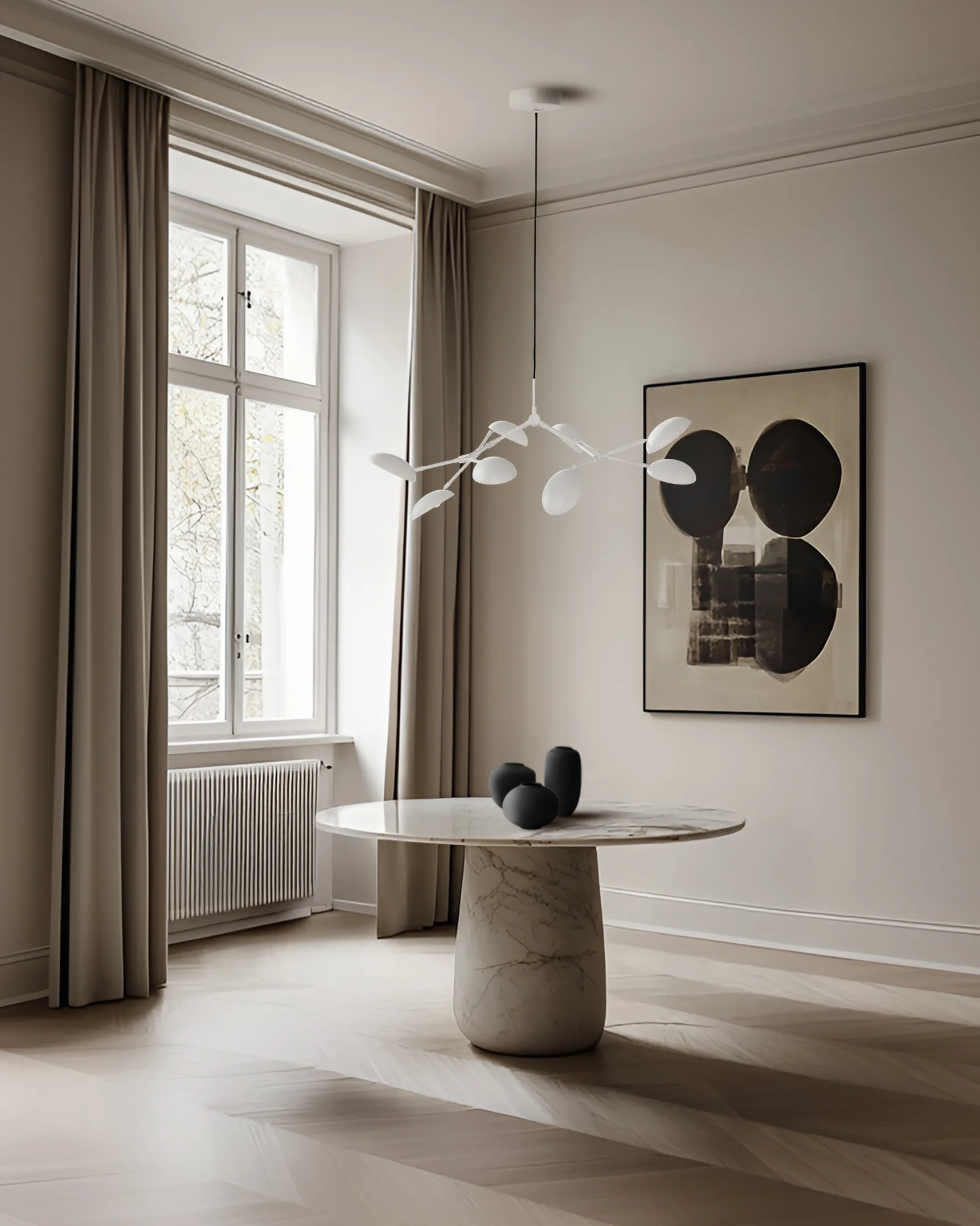 Drop Chandelier -kattokruunu mini, Valkoinen 101 Copenhagen