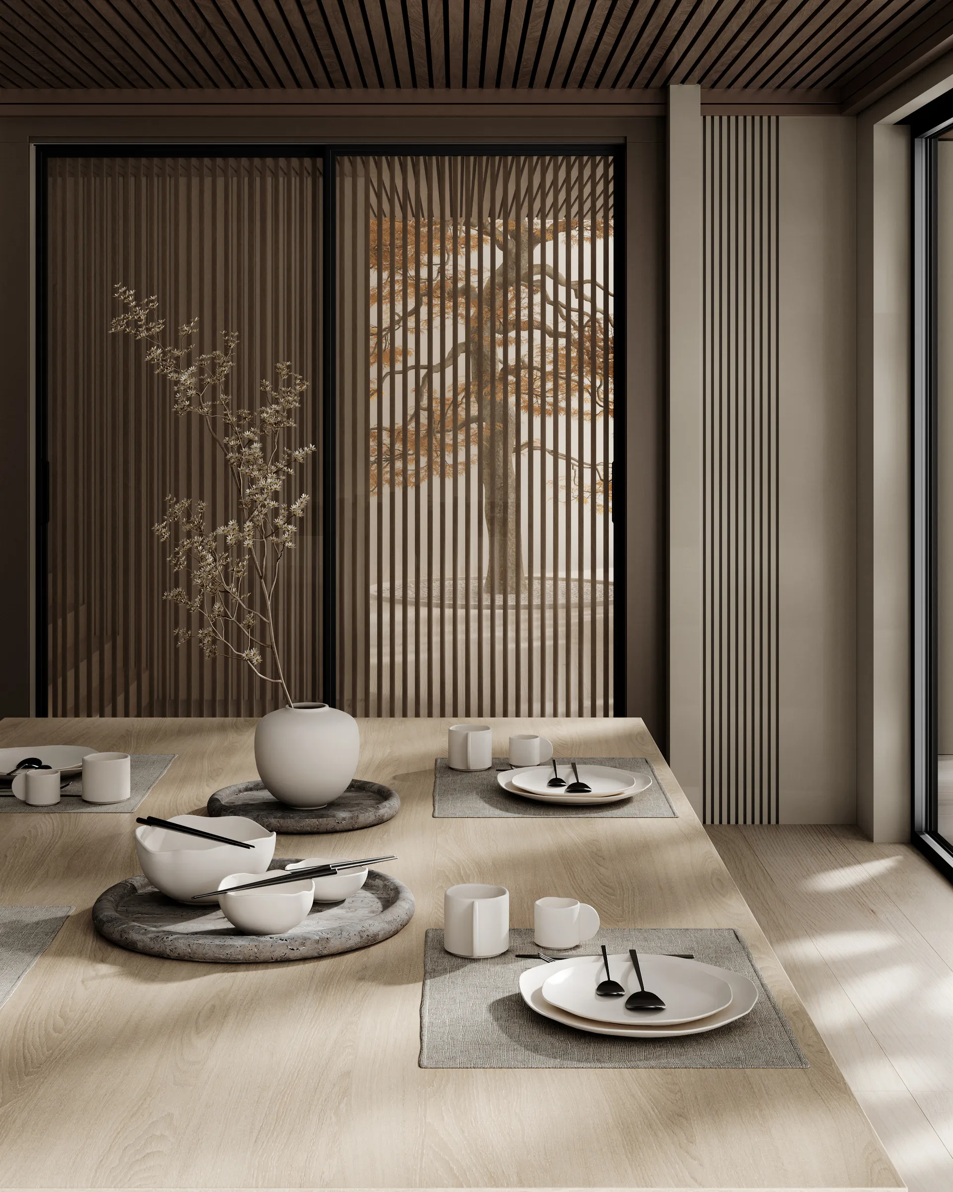 Enkei tarjotin maxi 40x40 cm, Earth 101 Copenhagen