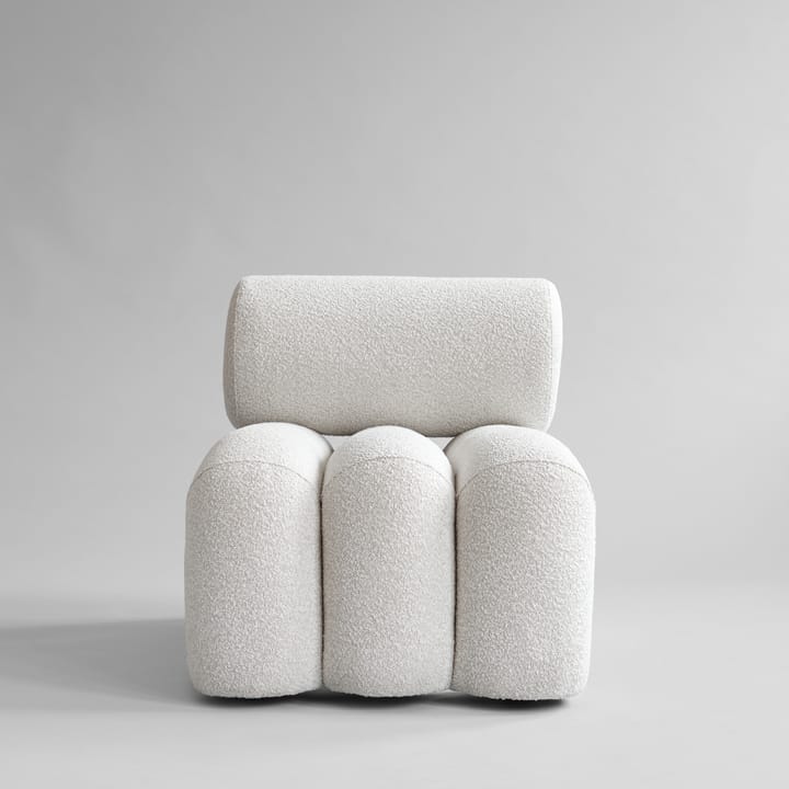Foku Chair loungenojatuoli, Bouclé 101 Copenhagen