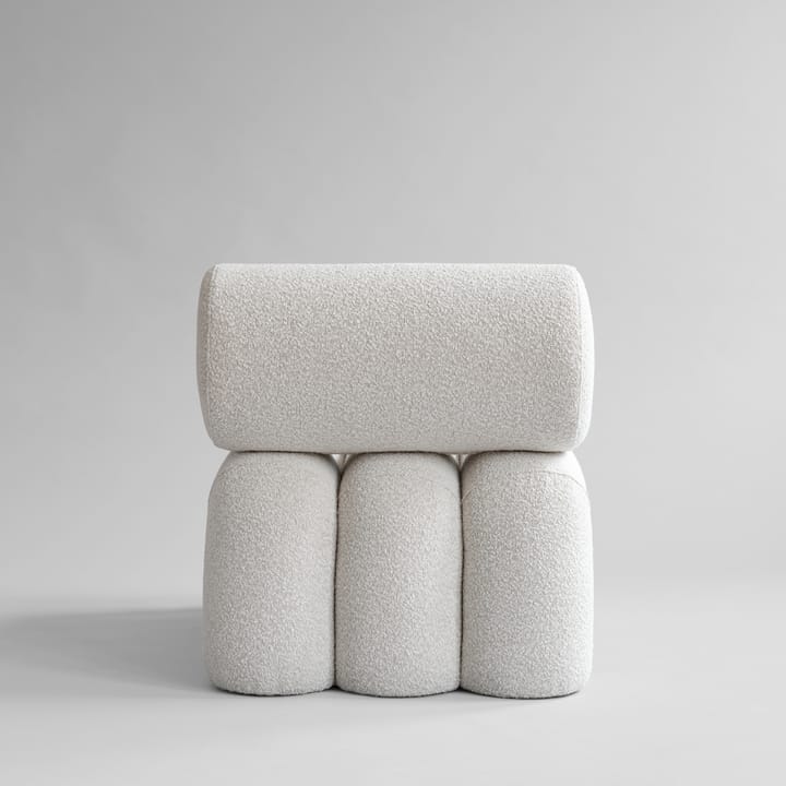 Foku Chair loungenojatuoli, Bouclé 101 Copenhagen