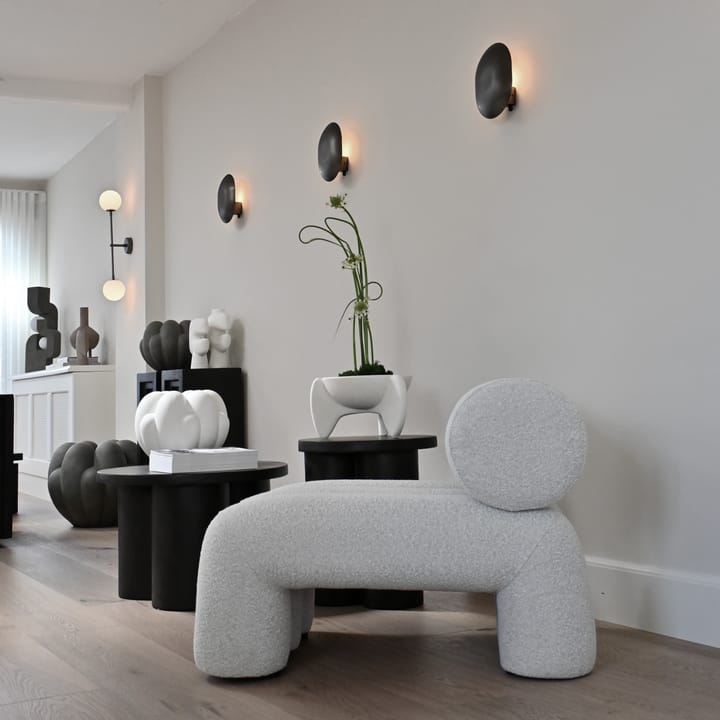 Foku Chair loungenojatuoli, Bouclé 101 Copenhagen