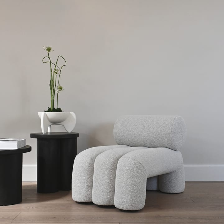 Foku Chair loungenojatuoli, Bouclé 101 Copenhagen