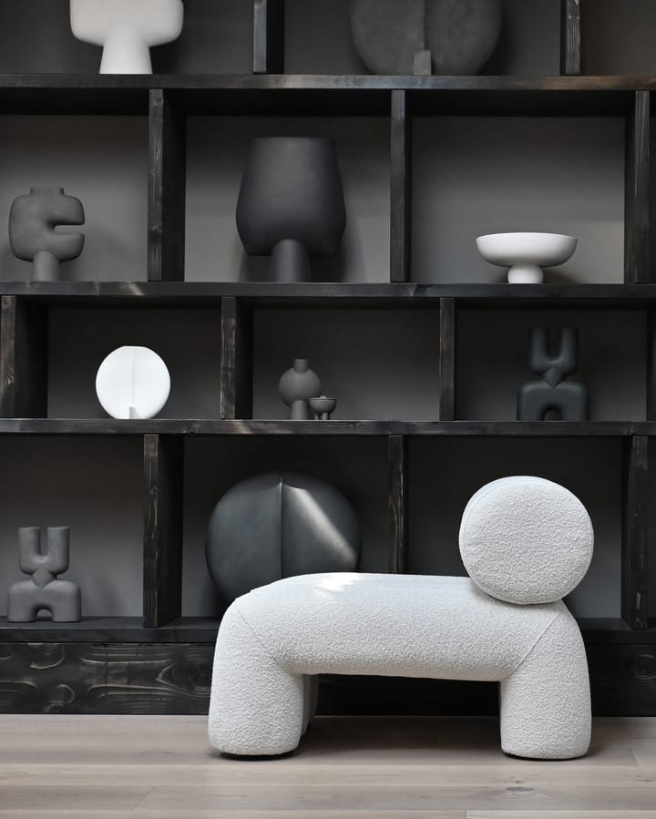 Foku Chair loungenojatuoli, Bouclé 101 Copenhagen