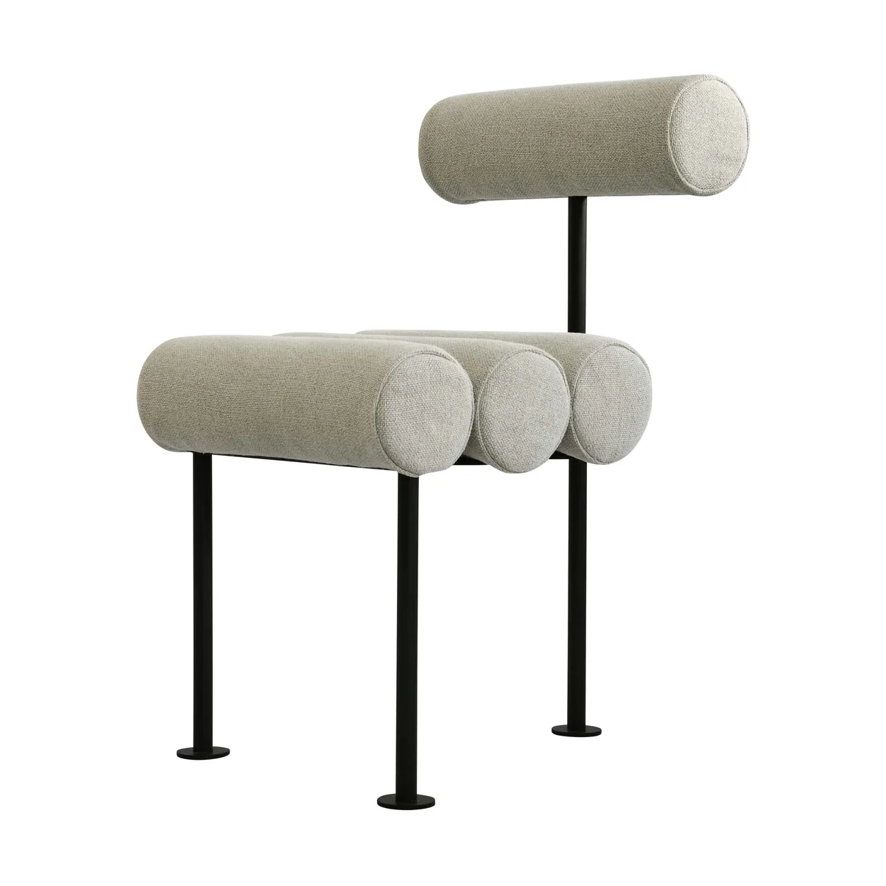 101 Copenhagen Hiro ruokatuoli Black frame-Sand