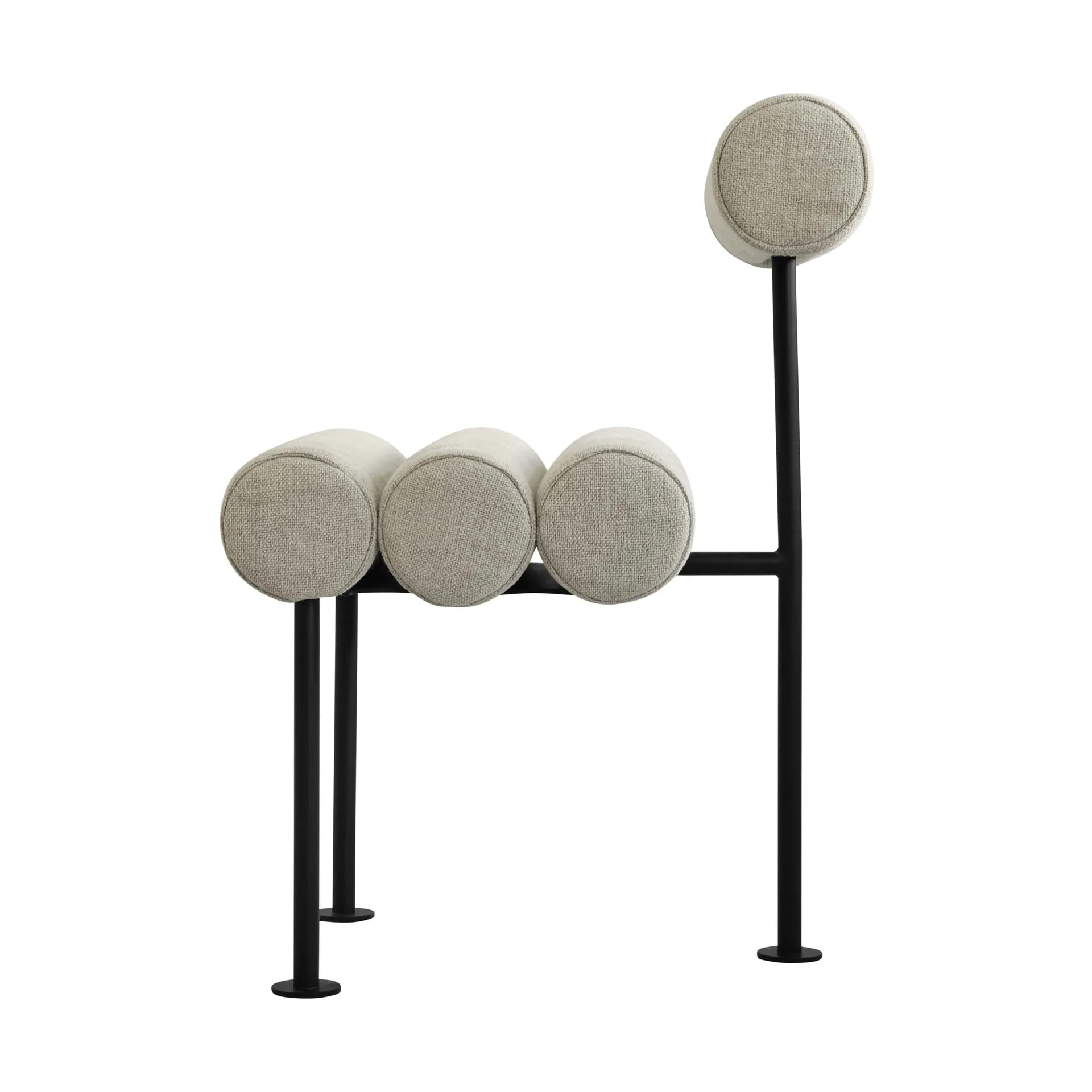 Hiro ruokatuoli, Black frame-Sand 101 Copenhagen