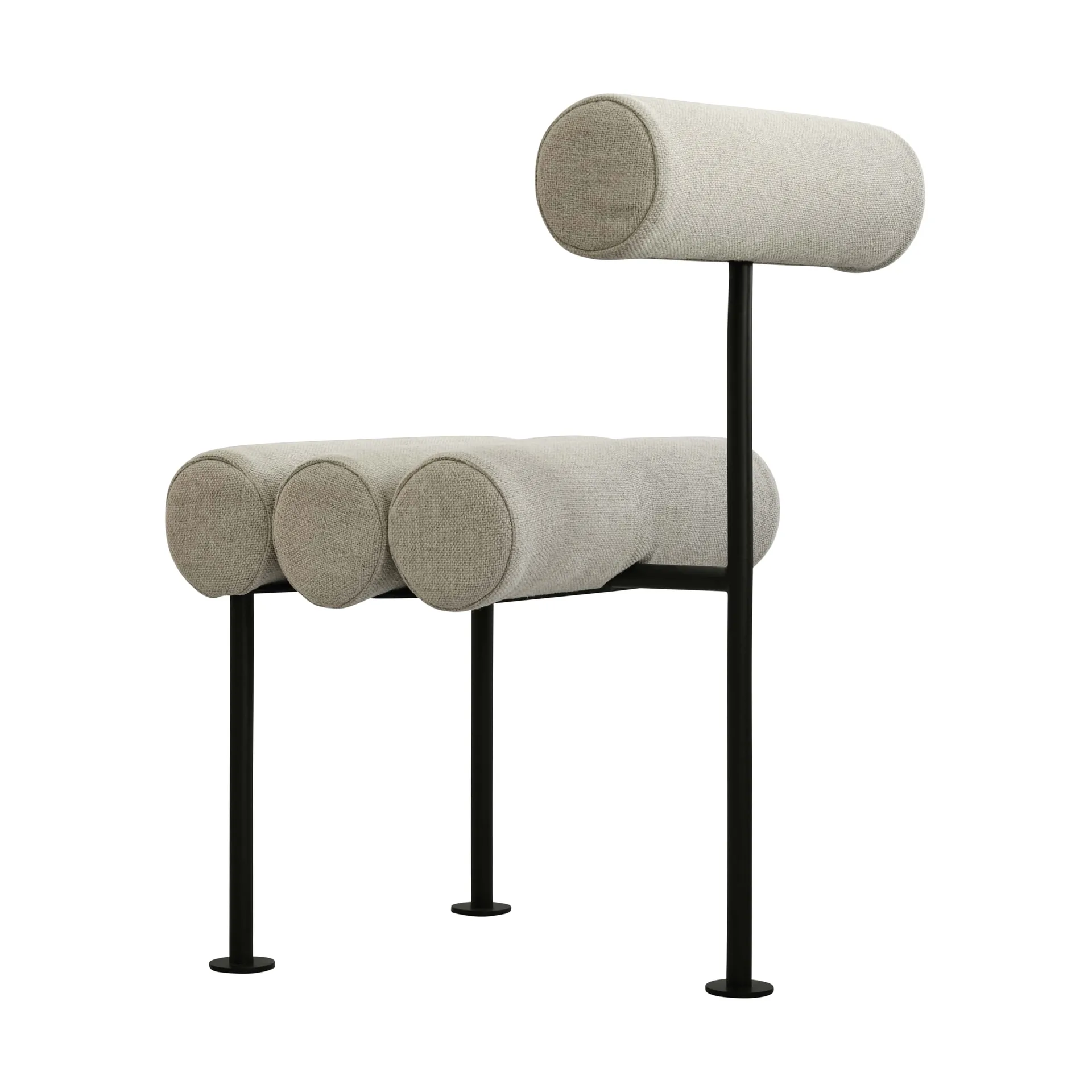 Hiro ruokatuoli, Black frame-Sand 101 Copenhagen