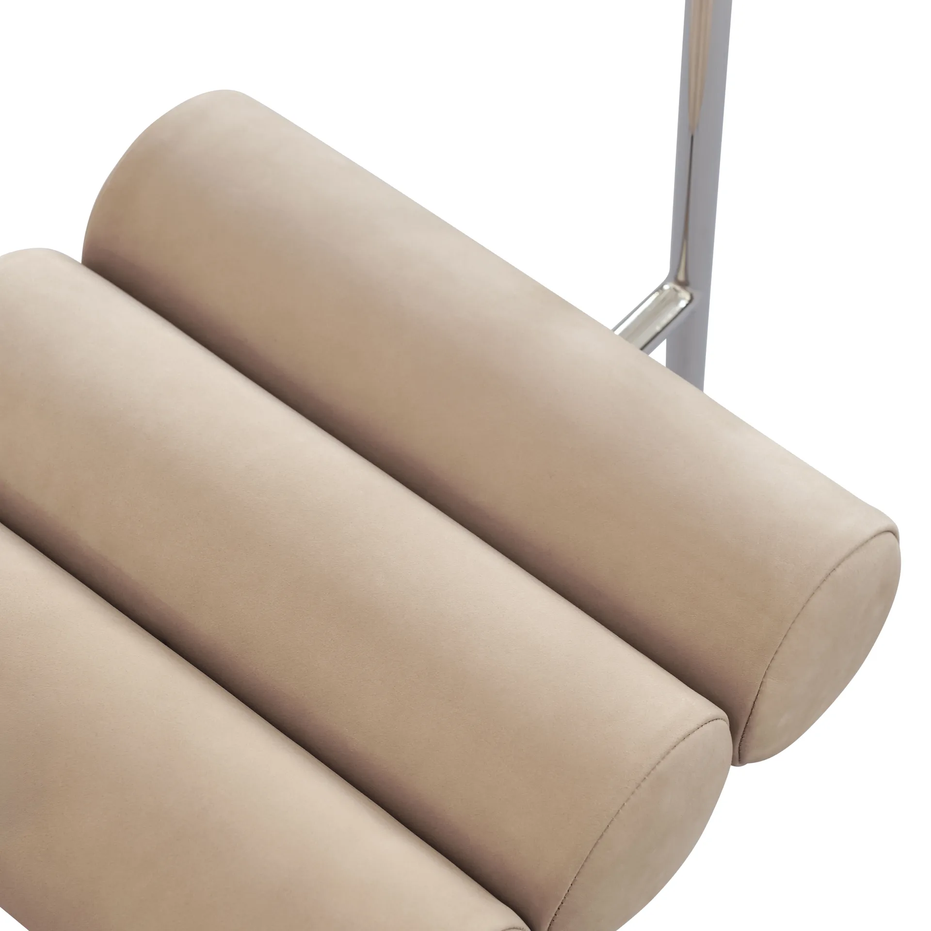 Hiro ruokatuoli, Stainless steel-nubuck 101 Copenhagen