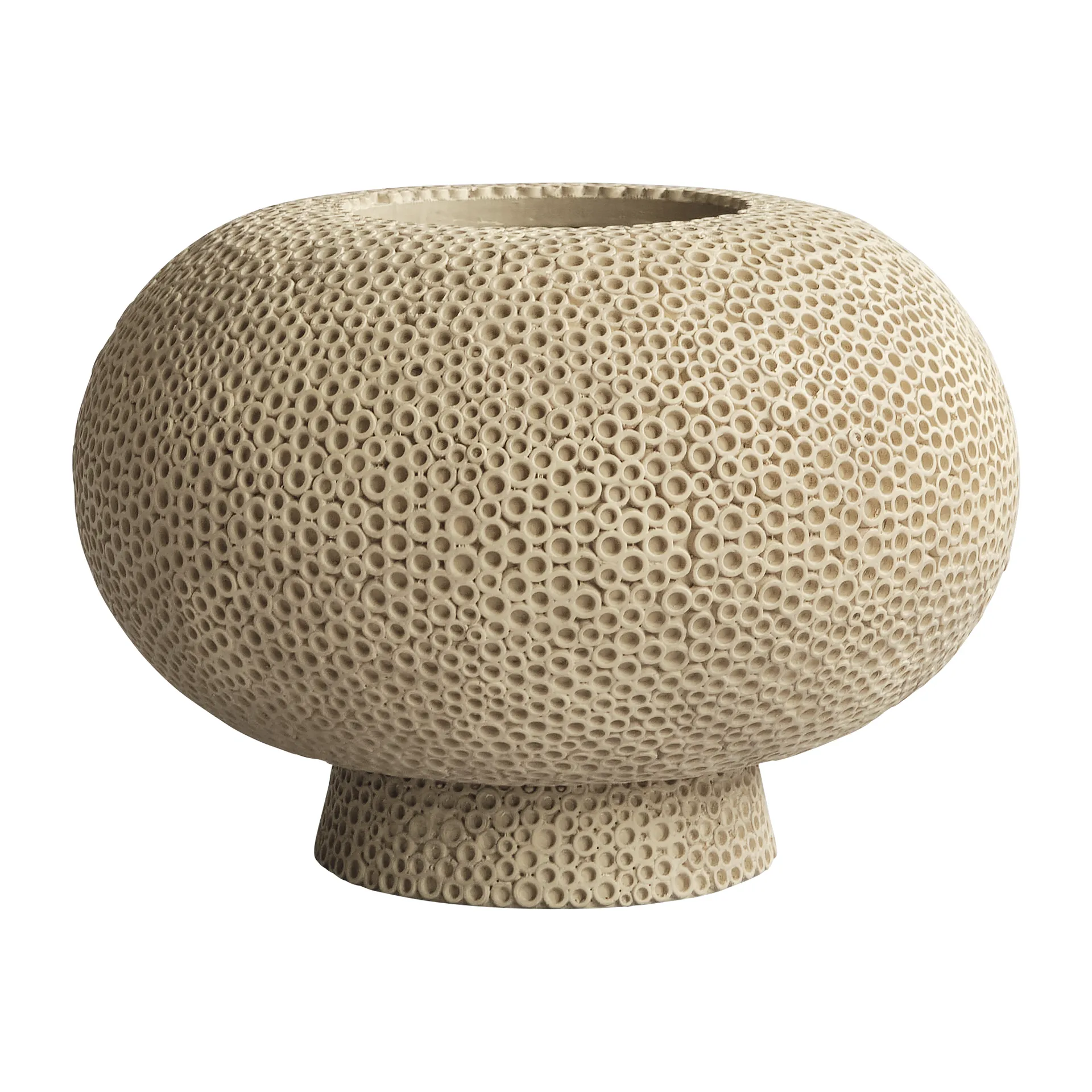 Kabin maljakko Ø 35 cm, Hiekka 101 Copenhagen