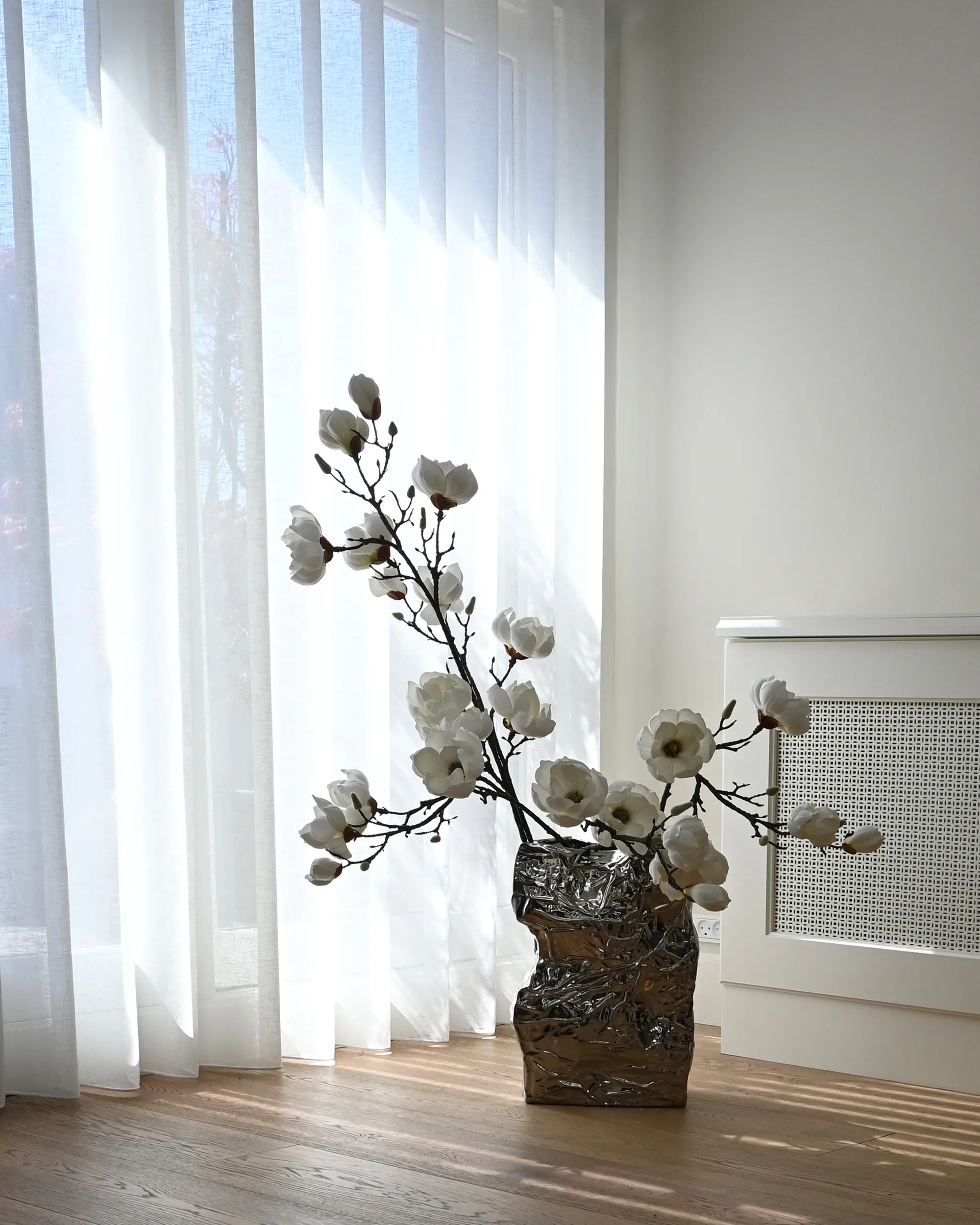 Kami maljakko big 49,5x35 cm, Chrome 101 Copenhagen