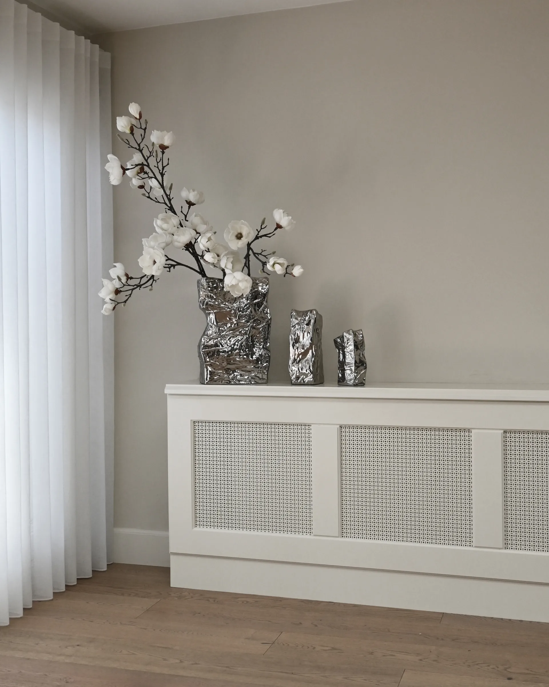 Kami maljakko big 49,5x35 cm, Chrome 101 Copenhagen