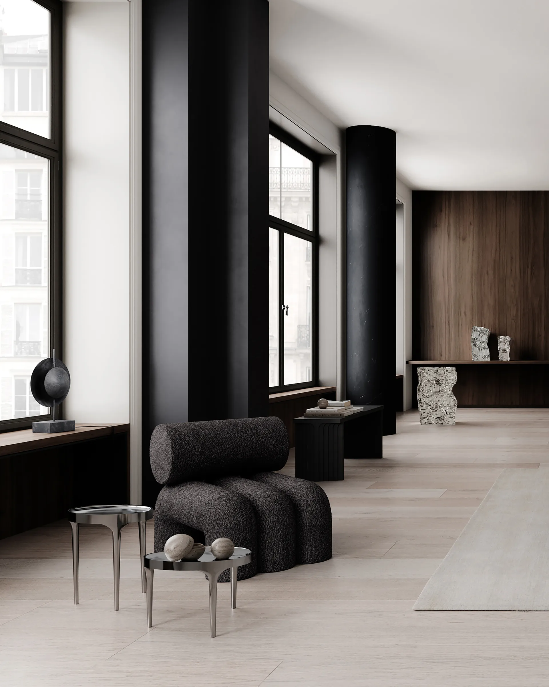 Phantom sivupöytä, Chrome low 101 Copenhagen