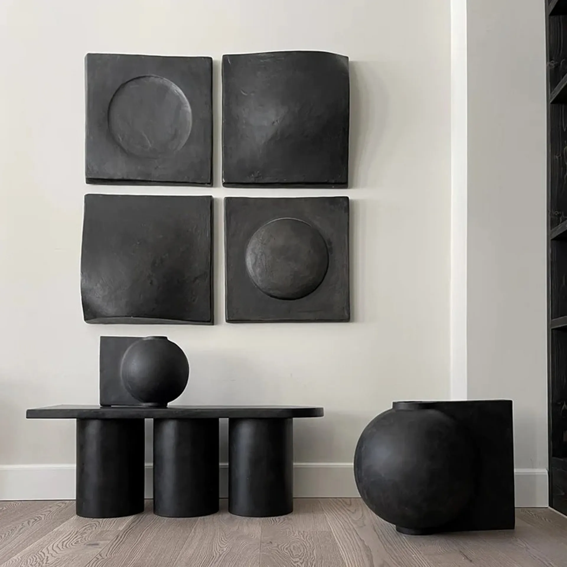 Sculpt Art Bubble seinäkoriste 58 x 58 cm, Coffee 101 Copenhagen