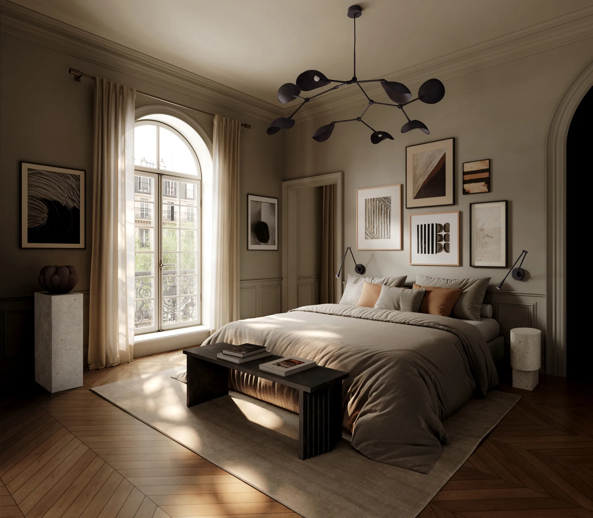 Snake seinälamppu, Poltettu musta 101 Copenhagen