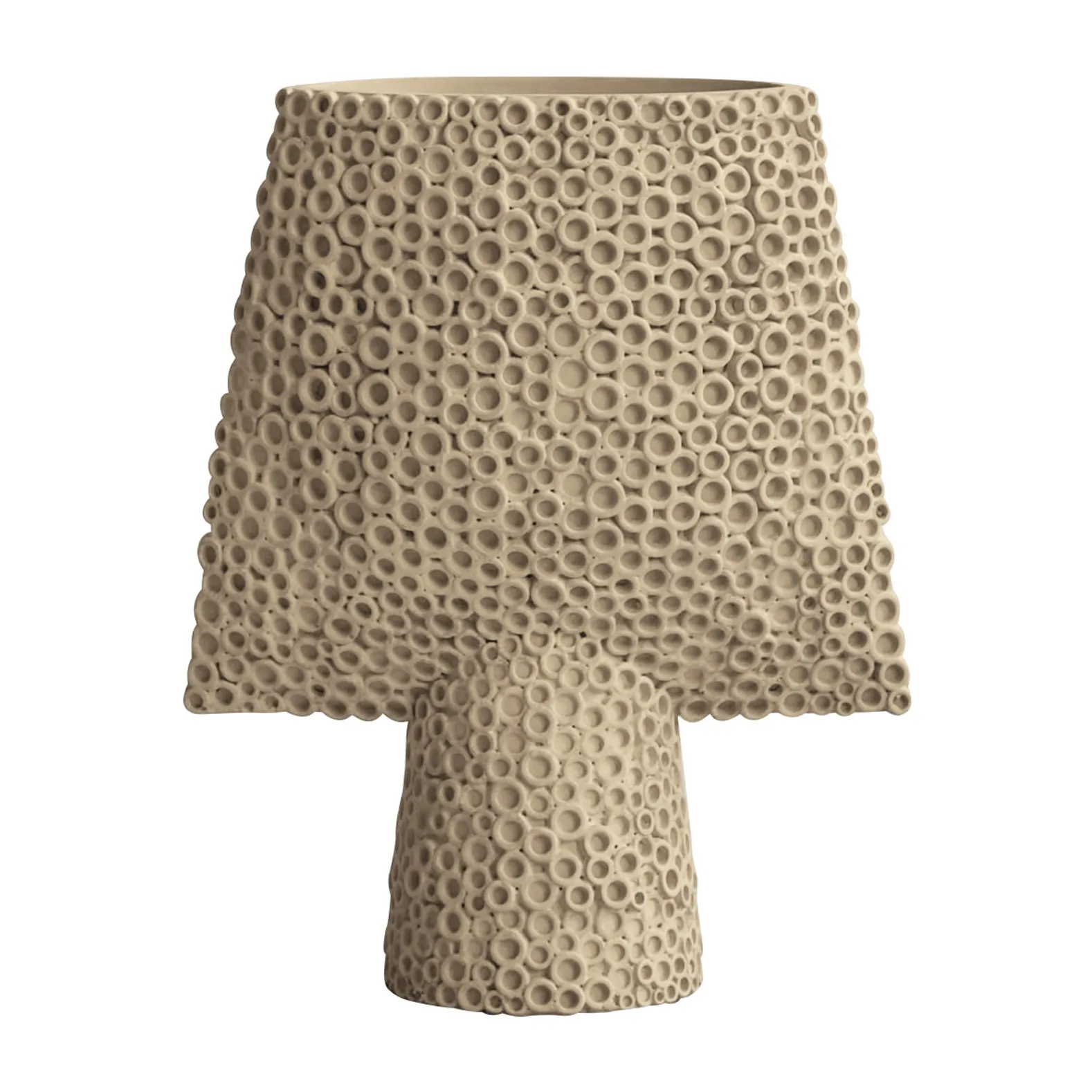 Sphere maljakko Square Shisen mini 25 cm, Sand 101 Copenhagen