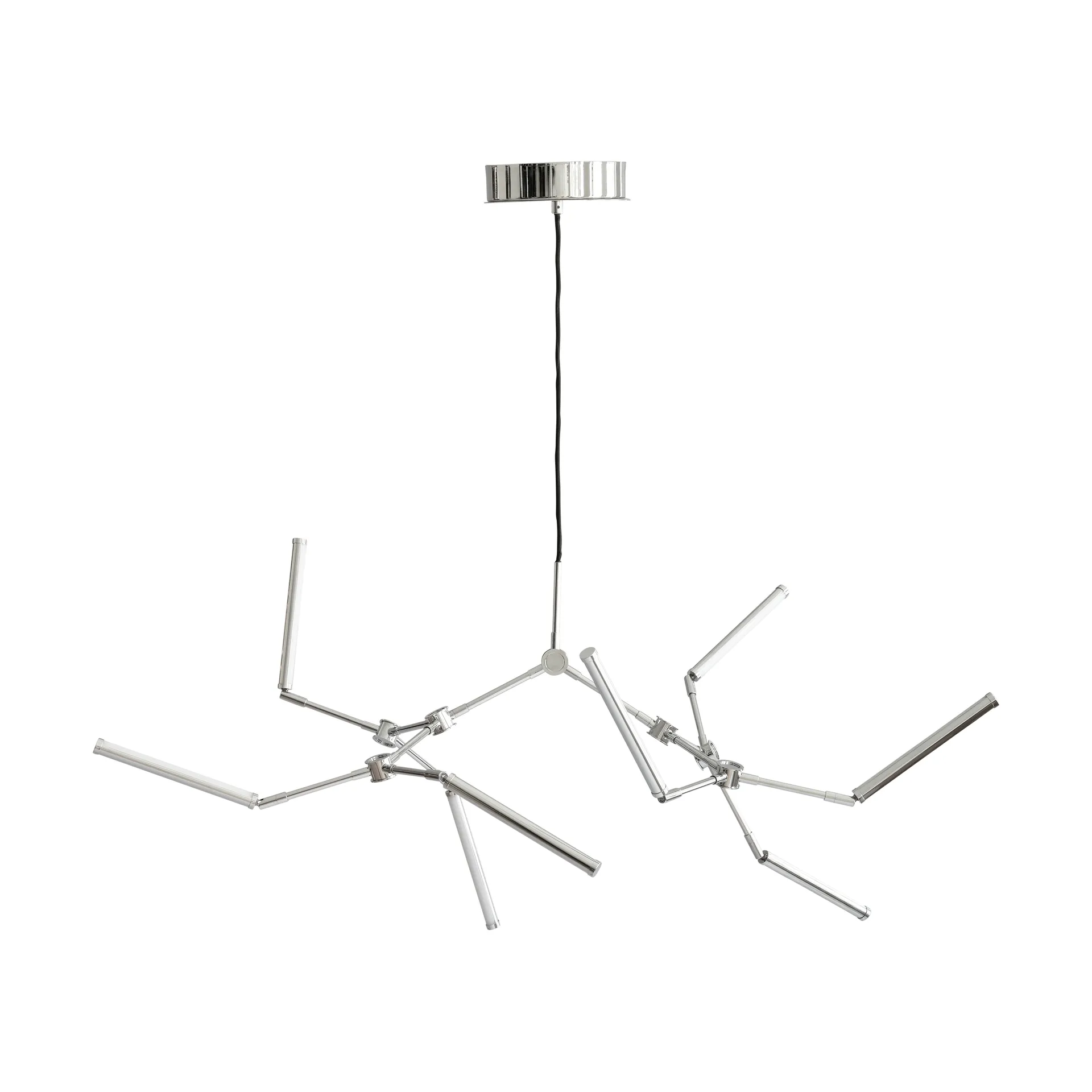 Stick chandelier -kattokruunu mini, Kromi 101 Copenhagen