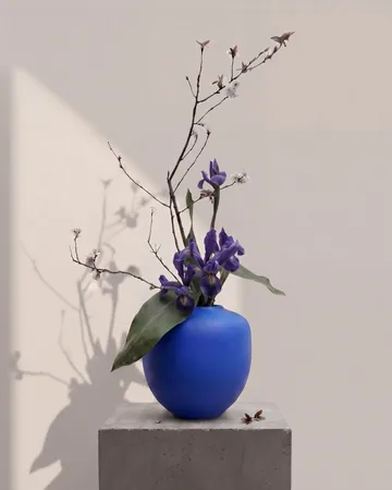 Sunao maljakko medio 30 cm - Marrakech blue - 101 Copenhagen