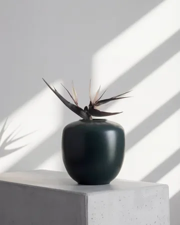 Sunao maljakko medio 30 cm - tummanvihreä - 101 Copenhagen
