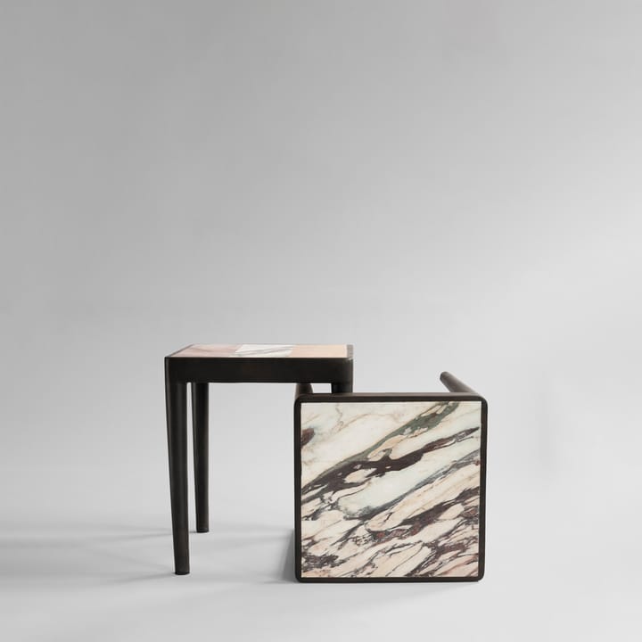 Tairu pöytä 38 x 38 cm - Calacatta - 101 Copenhagen