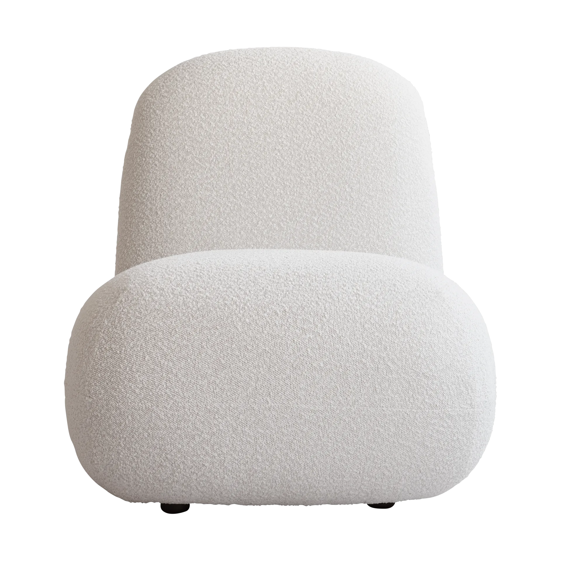 Toe Chair Flat nojatuoli 92x75 cm, Bouclé 101 Copenhagen