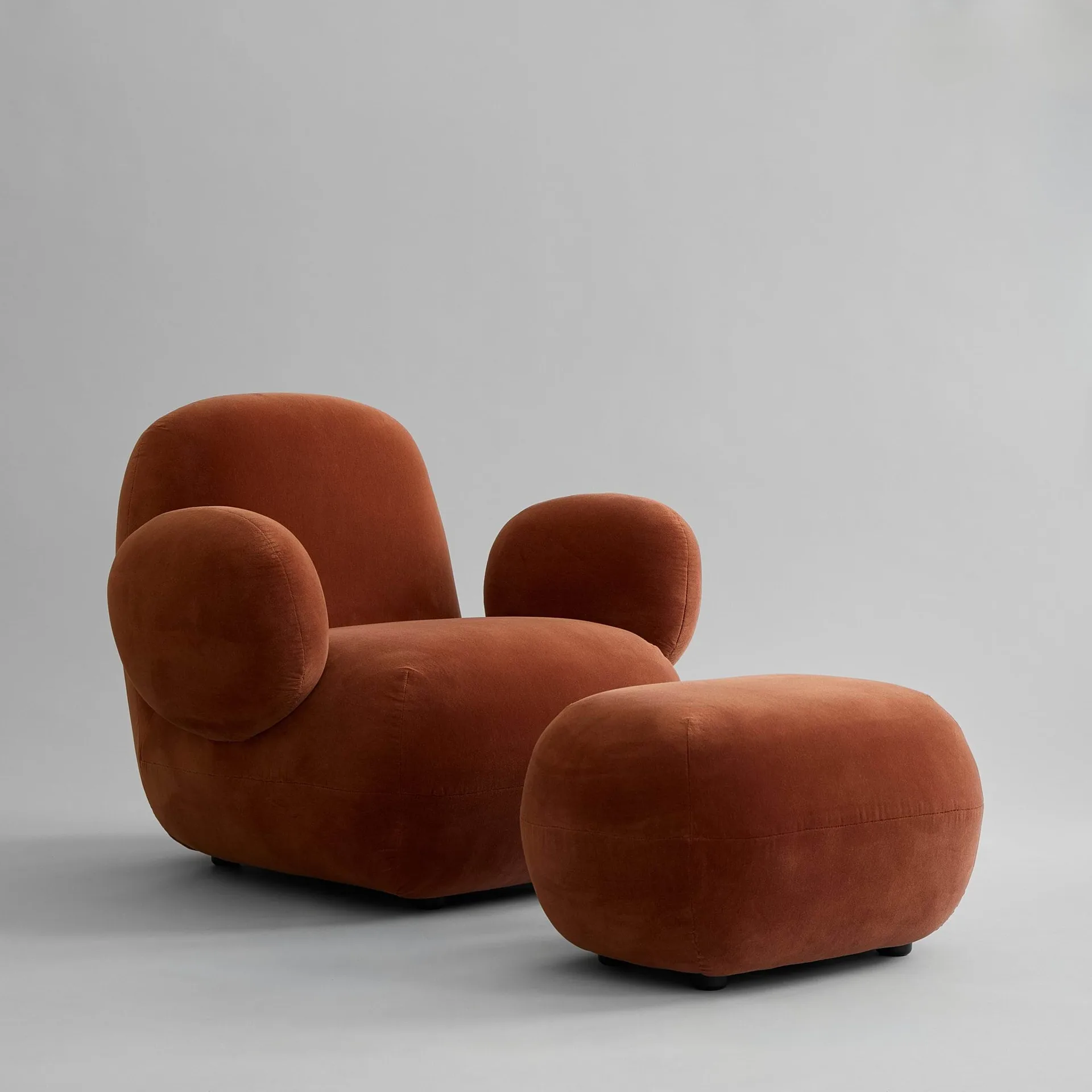 Toe Chair Flat nojatuoli 92x75 cm, ruoste 101 Copenhagen