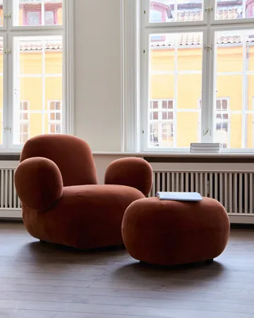 Toe Chair Flat nojatuoli 92x75 cm - ruoste - 101 Copenhagen