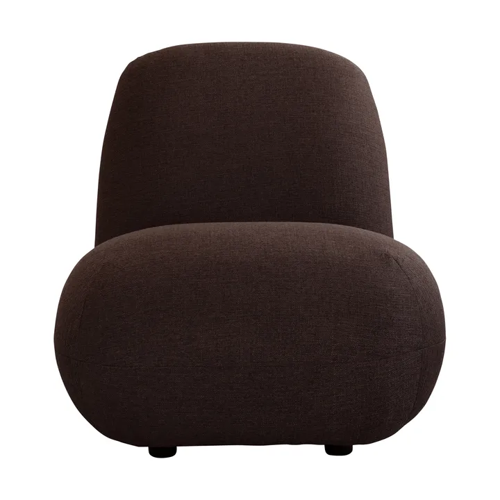 Toe Chair Flat nojatuoli 92x75 cm - Tummanruskea - 101 Copenhagen