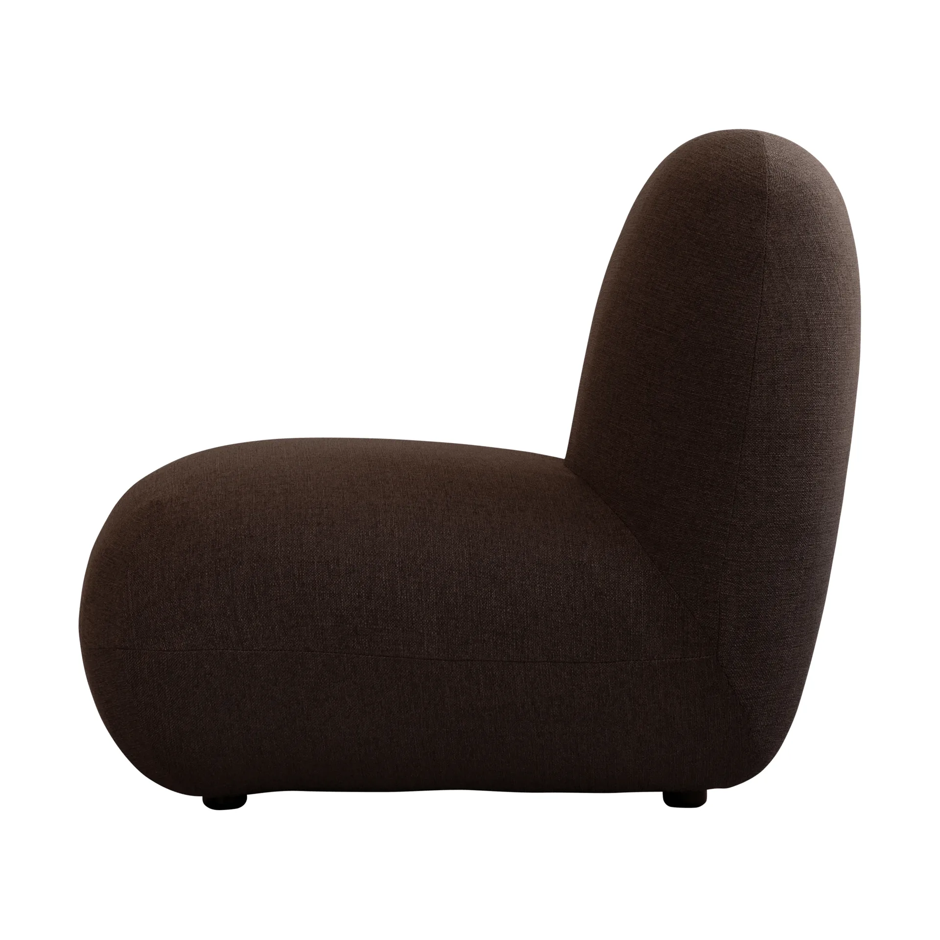 Toe Chair Flat nojatuoli 92x75 cm, Tummanruskea 101 Copenhagen